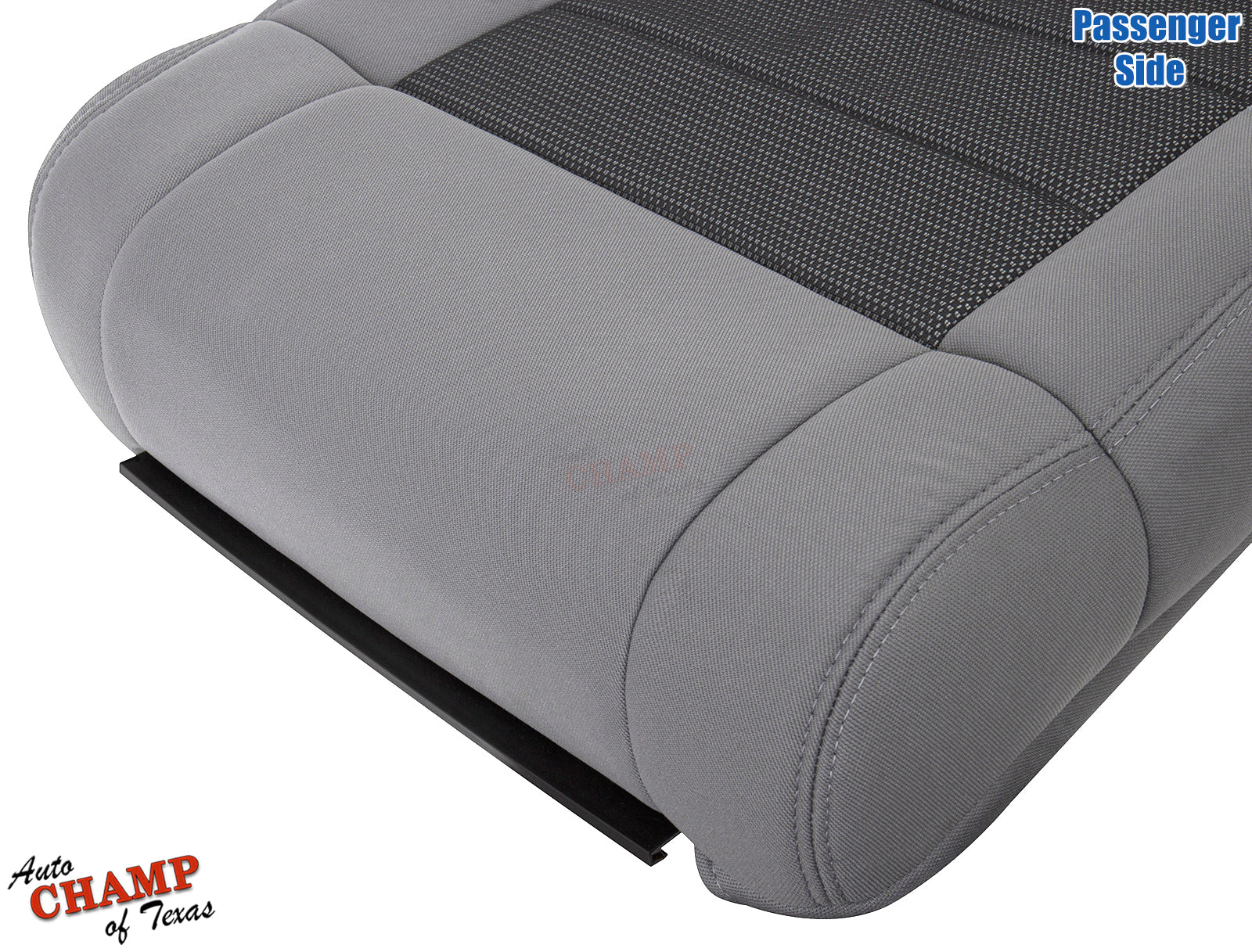 2008 jeep wrangler bottom cloth seat cover gray side angle