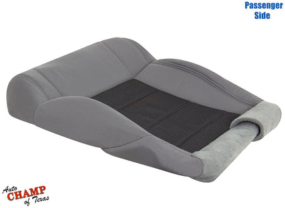 2008 jeep wrangler bottom cloth seat cover gray full seat view