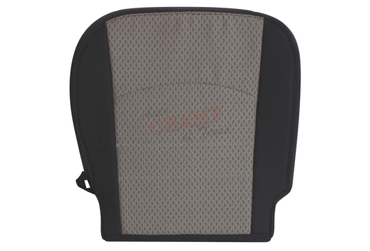 2009-2012 Dodge Ram 1500 SLT Passenger Bottom Cloth Seat Cover Gray Original Center