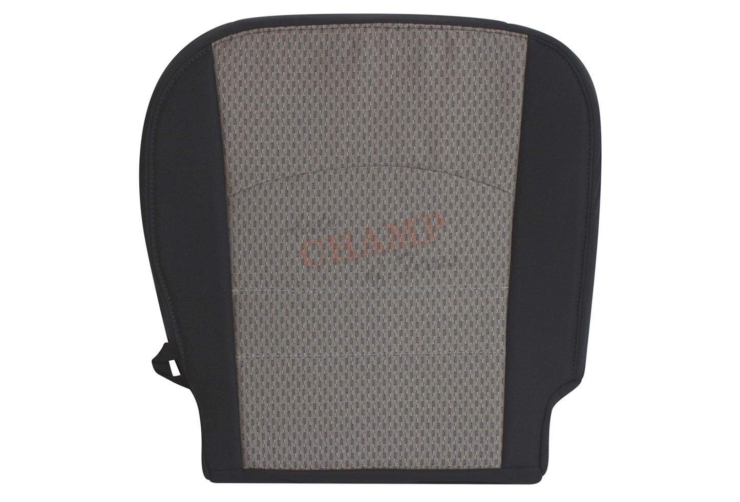 2010-2012 Dodge Ram 3500 SLT Passenger Bottom Cloth Seat Cover Gray with Remake Center