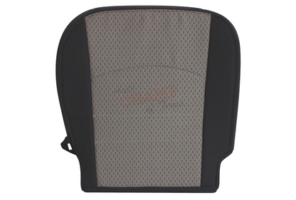 2010-2012 Dodge Ram 3500 SLT Passenger Bottom Cloth Seat Cover Gray with Remake Center