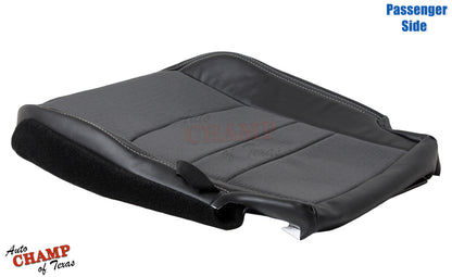 cloth and leather seat bottom cover passenger side dodge ram 1500 sport