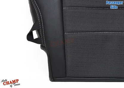 2009 2012 dodge ram sport seat cover passenger bottom gray cloth leather