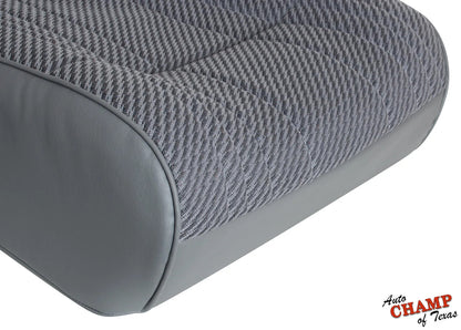 1994 1997 dodge ram 1500 st base work truck bottom cloth seat cover gray