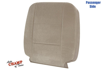 2003-2009 Ford Crown Victoria Passenger Side Lean Back Cloth Seat Cover Tan