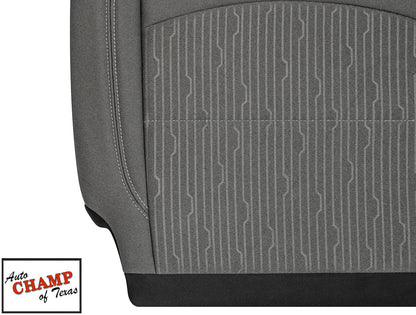 dodge ram 2500 3500 big horn seat bottom cloth cover gray 2019 2020 2021 2022 2023 2024
