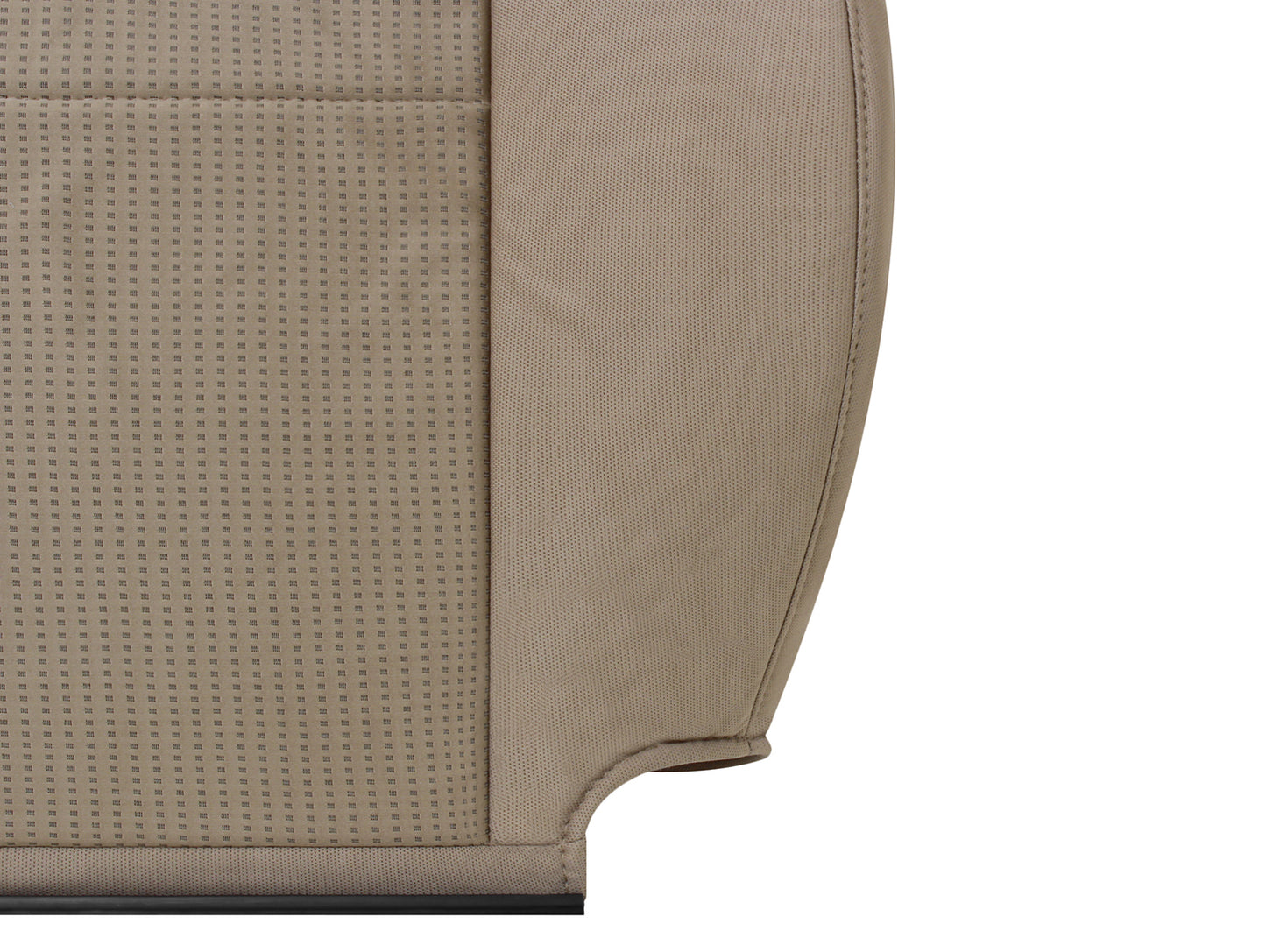 2007–2008 Ford F-150 XLT STX FX4 Passenger Lean Back Cloth Seat Cover Pebble Tan