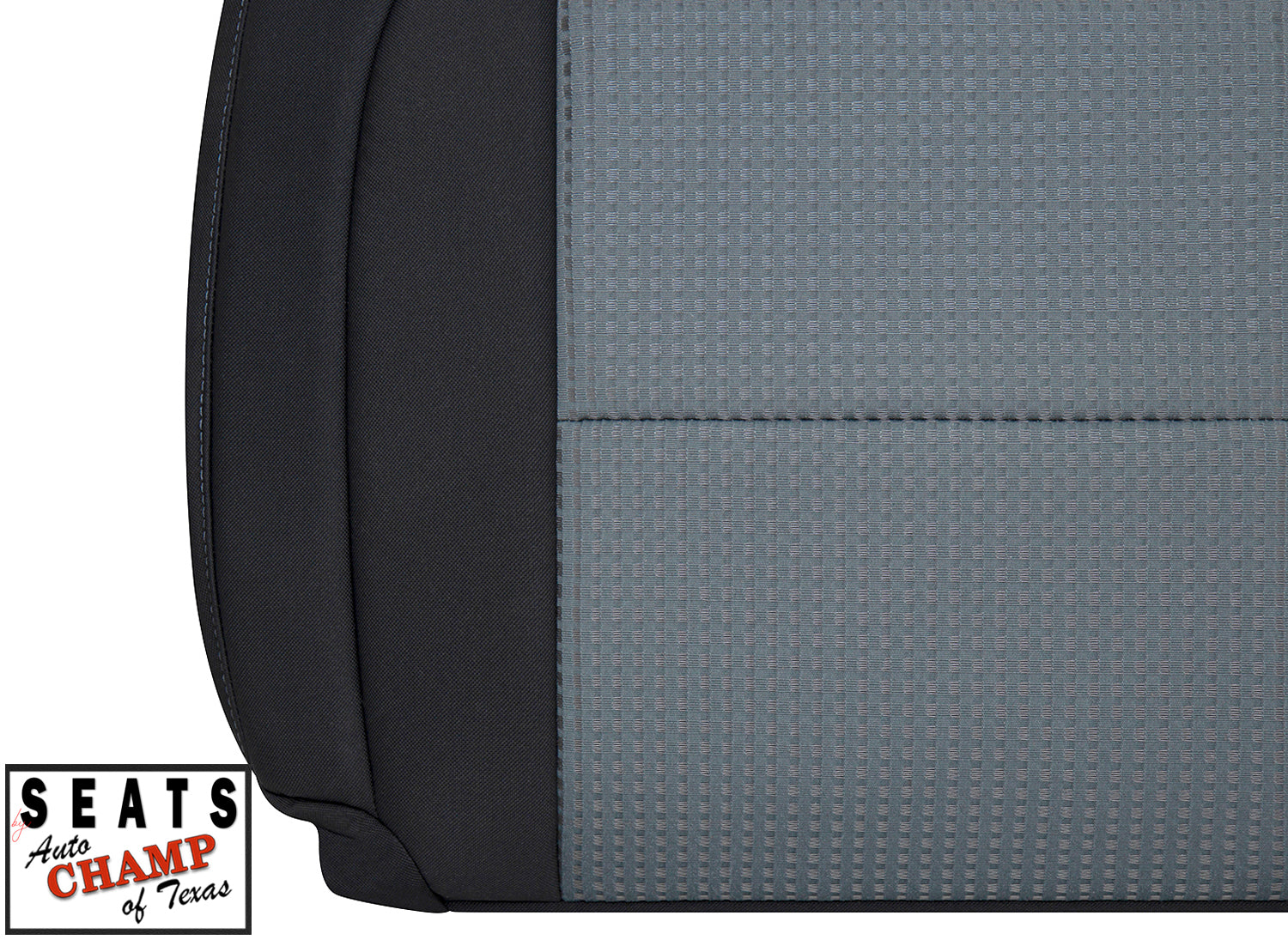 titan 2004 2007 cloth gray black backrest seat