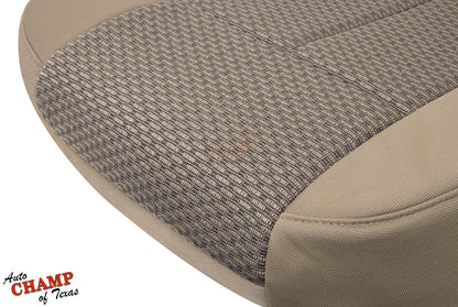 2011-2016 Ford F-250 XLT Driver Side Bottom Cloth Seat Cover, Tan