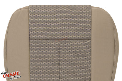 2011-2016 Ford F-250 XLT Driver Side Bottom Cloth Seat Cover, Tan