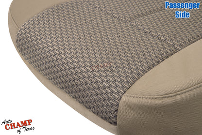 cloth seat bottom cover passenger ford f250 xlt tan 2011 2016