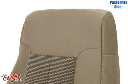 oem style passenger bottom cloth seat ford f-250 2011 2016 tan