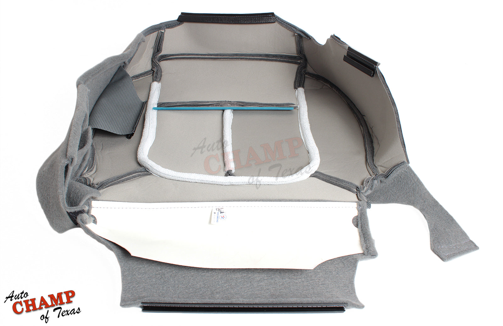 gray cloth ford f150 xl driver bottom seat cover 2004 2006