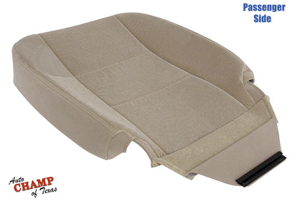 2003-2009 Ford Crown Victoria Passenger Side Lean Back Cloth Seat Cover Tan
