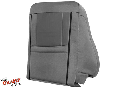 driver side lean back seat cover 2017 2022 ford f250 xlt gray cloth