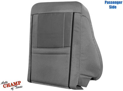 passenger upper seat cloth cover ford f250 xlt 2017 2022 gray lean back