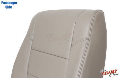 2005-2006 Toyota Tundra passenger leather seat cover tan