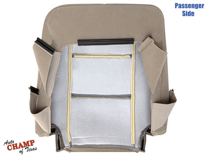 2003-2009 Ford Crown Victoria Passenger Side Lean Back Cloth Seat Cover Tan