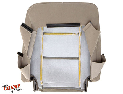 2003-2009 Ford Crown Victoria Driver Side Lean Back Cloth Seat Cover Tan