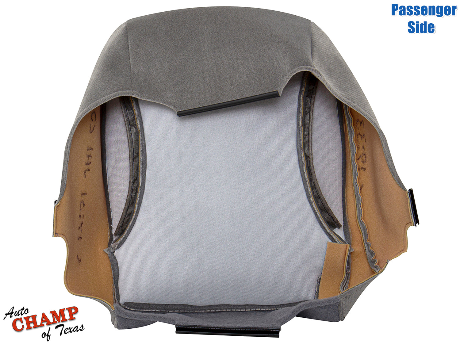 1997 1998 ford f150 xlt passenger bottom seat cover gray