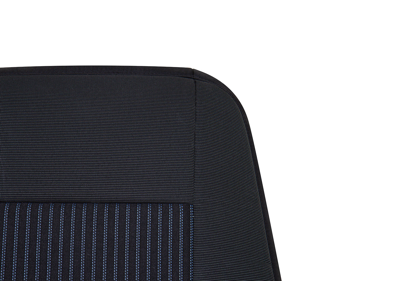 2014 2019 ford transit van passenger seat cover black cloth leanback close up