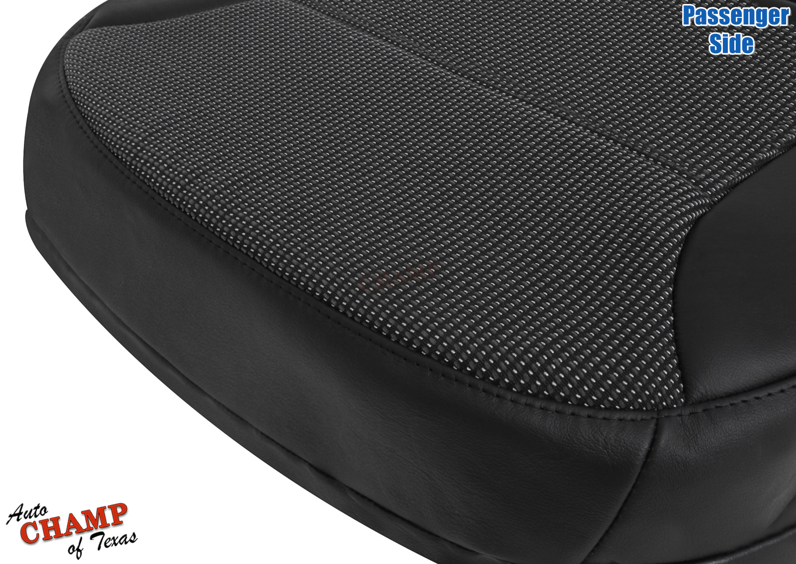2013 2015 chevy malibu bottom seat cover black cloth leather edge closeup