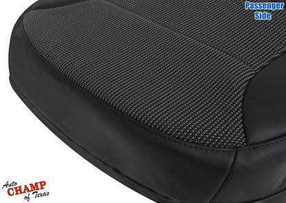2013 2015 chevy malibu bottom seat cover black cloth leather edge closeup
