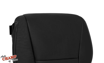 2015 honda accord black with white stitching bottom seat cover