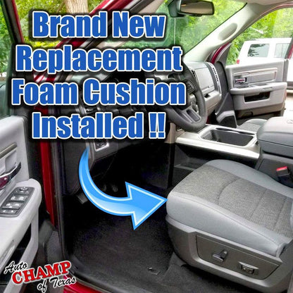 2013 to 2018 dodge ram driver seat cushion installed