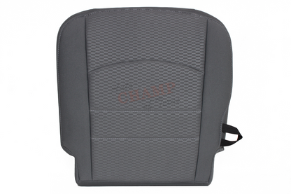 2013-2020 Dodge Ram 1500 SLT Passenger Side Bottom Cloth Seat Cover Diesel Gray with Alloy Center
