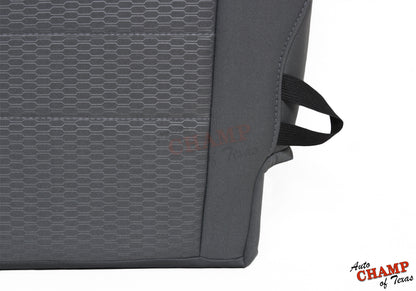 gray cloth seat cover strap detail dodge ram 1500 2500 3500 2013 2018 auto champ of texas