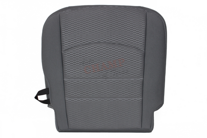 2013-2020 Dodge Ram 1500 SLT Passenger Side Bottom Cloth Seat Cover Diesel Gray with Alloy Center