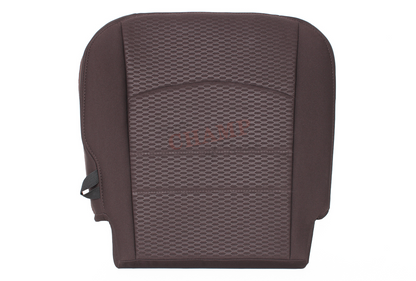 2013-2018 Dodge Ram 2500 SLT Passenger Side Bottom Cloth Seat Cover Brown with Alloy Center