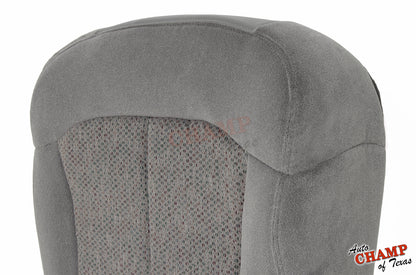 oem fit passenger cloth seat bottom gray