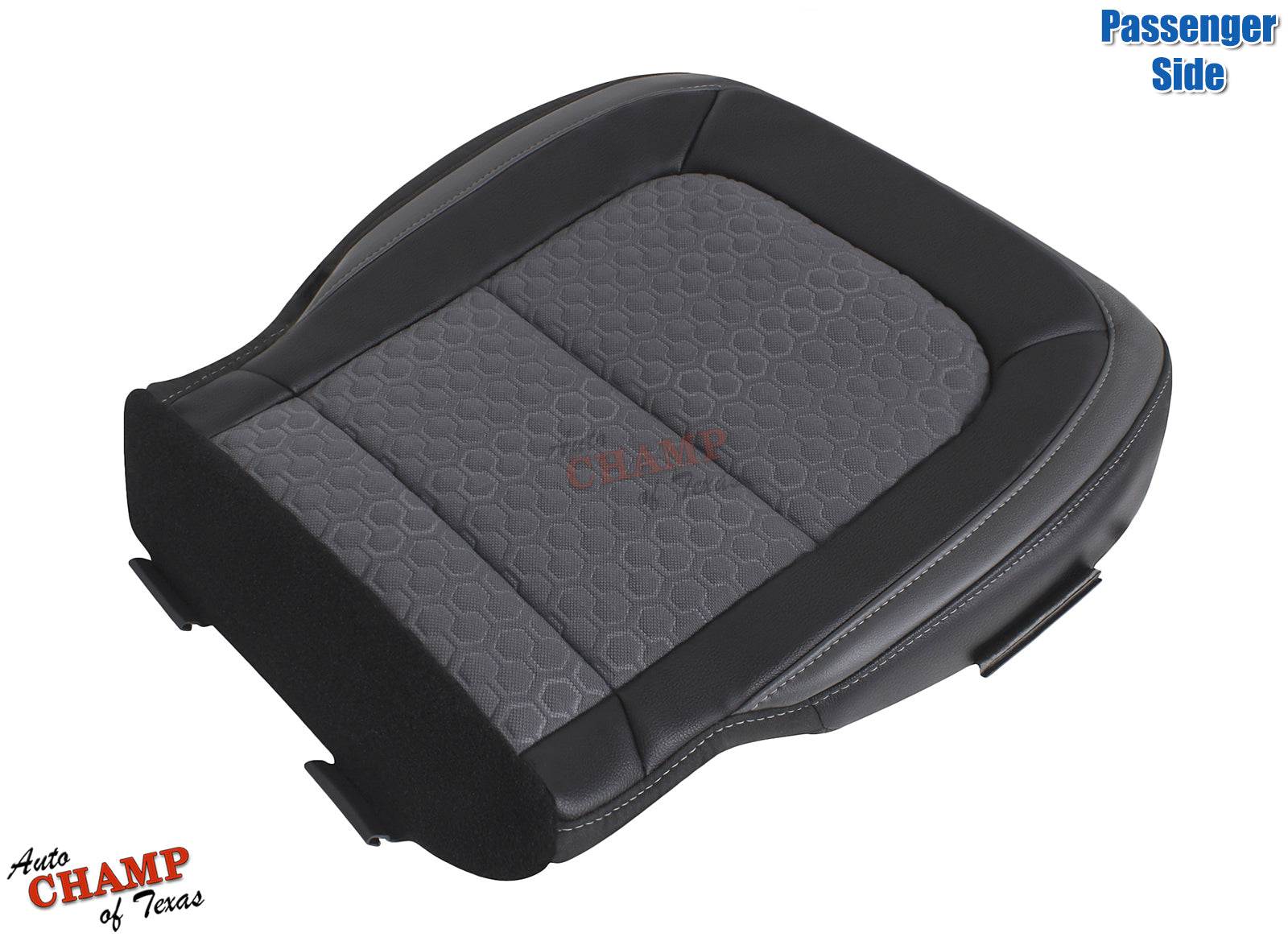 oem match chevy colorado z71 seat replacement passenger bottom 2015 2022 black gray