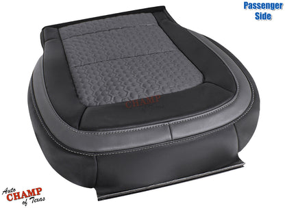 chevy colorado z71 passenger bottom cushion top down view 2015 2022 black gray