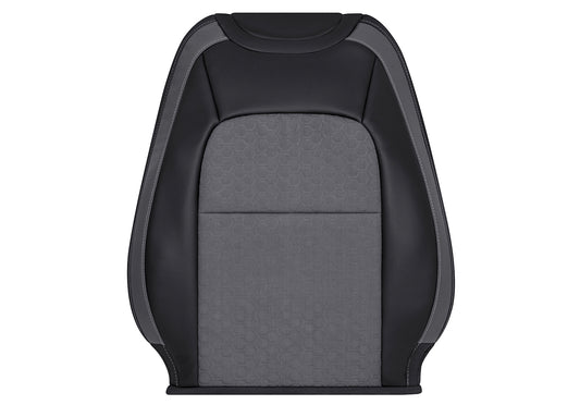 chevy colorado driver side lean back seat cover black dark gray cloth leather replacement