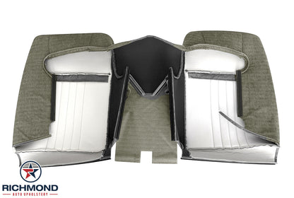 1987-1991 Ford F-150 F-250 F-350 XLT - Bottom/Lean Back Bench Seat Cloth Covers Tan