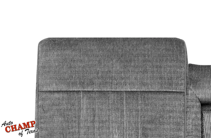 gray seat cover cloth 1987 1991 bottom and lean back