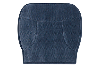 1992-1993 Ford F-250 XLT Passenger Side Bottom Blue Cloth Seat Cover 50/50