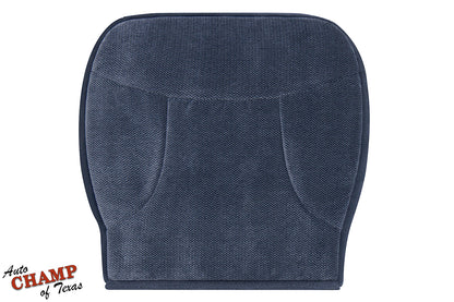 1992-1993 ford bronco xlt driver side bottom cloth seat cover blue