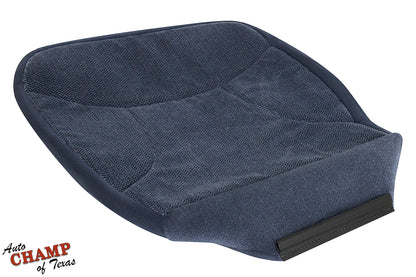1992-1993 ford bronco xlt passenger side bottom cloth seat cover blue