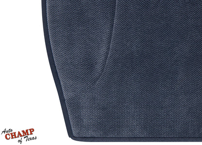 ford bronco xlt driver side bottom cloth seat cover blue replacement