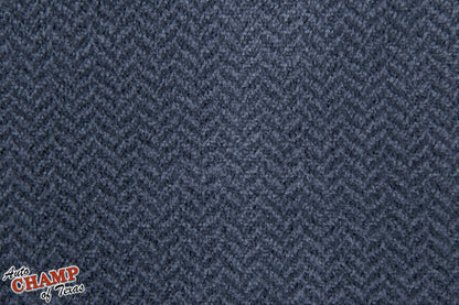 ford bronco xlt driver side bottom cloth seat cover blue fabric texture