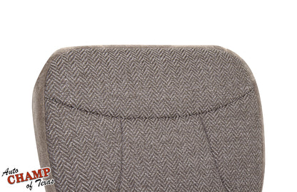 1992-1993 ford bronco xlt driver side bottom cloth seat cover tan fabric texture