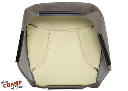 1992-1993 ford bronco xlt driver side bottom cloth seat cover tan underside view