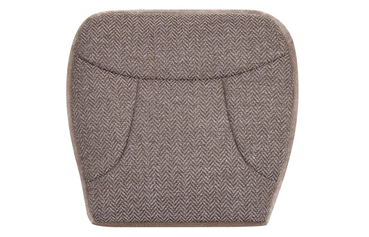 1992-1993 Ford F-350 XLT Driver Side Bottom Cloth Seat Cover Tan 50/50