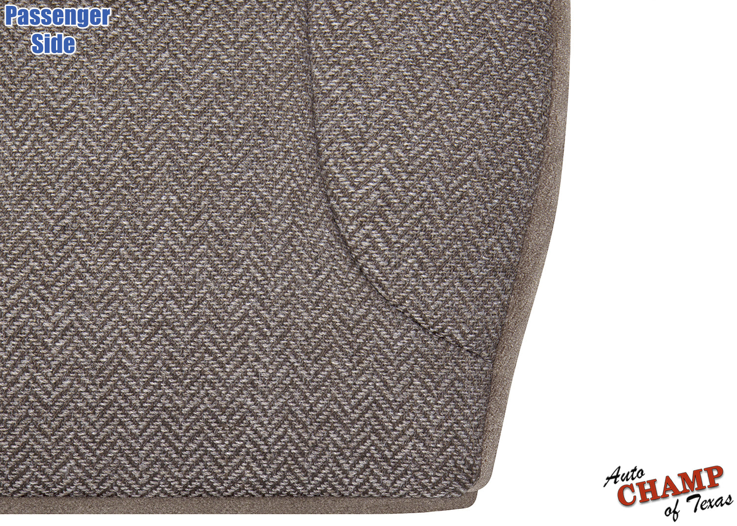 1992-1993 ford bronco xlt passenger side bottom cloth seat cover tan texture