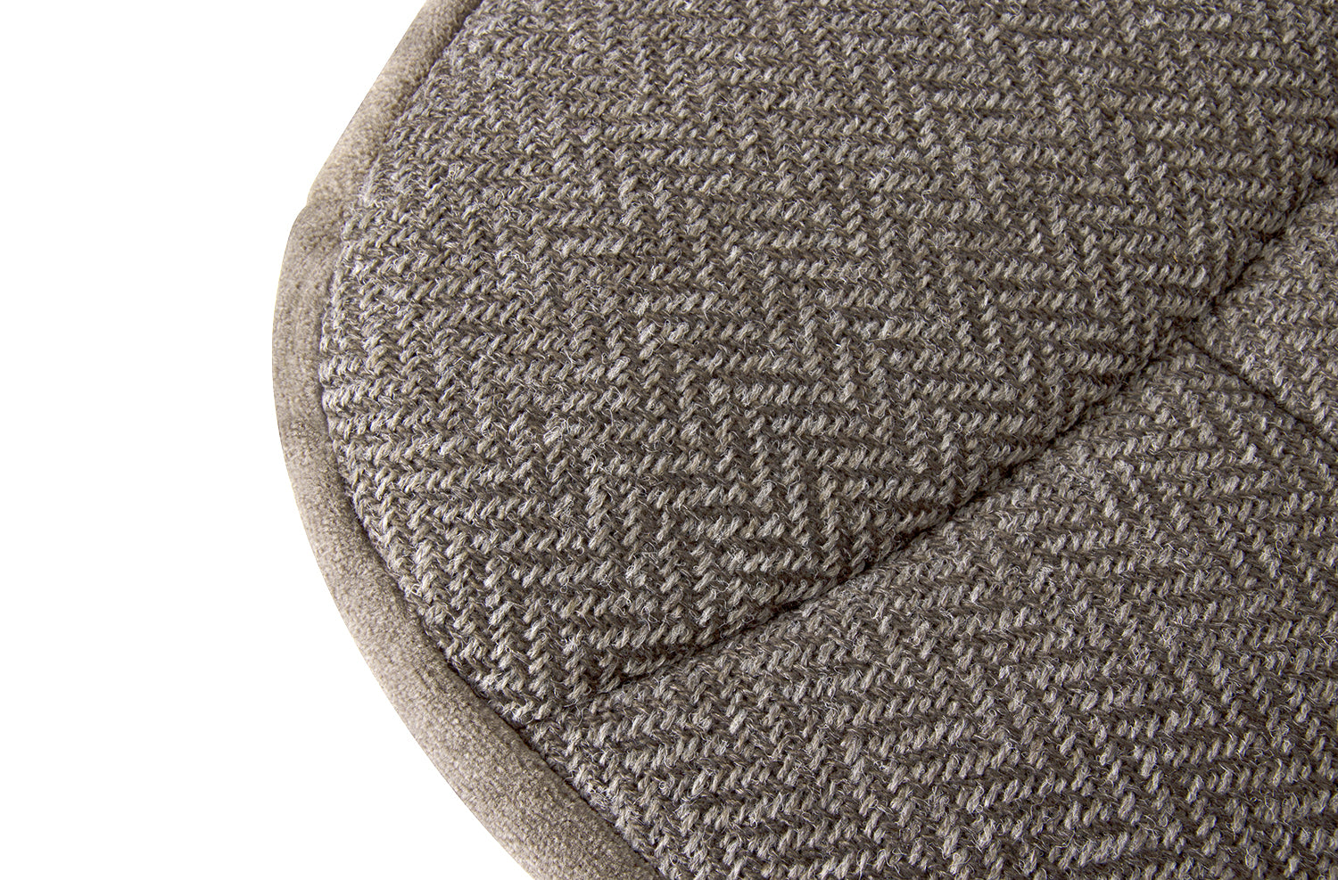 1992-1993 ford bronco xlt passenger side bottom cloth seat cover tan close-up