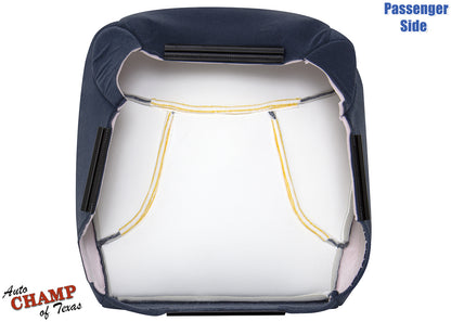 1992-1993 Ford Bronco XLT passenger side bottom replacement seat cover blue